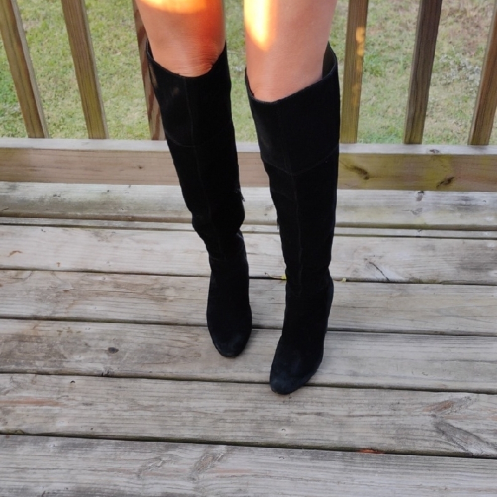 Chic Black Over the Knee Women's Boots